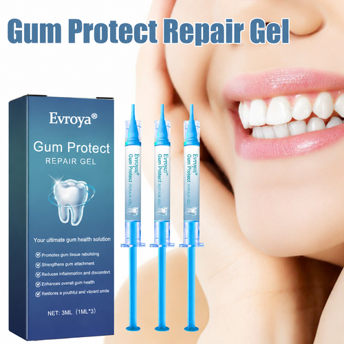 ⭐ 4.9/5 Stars | 10,000+ Happy Customers ⭐ Evroya®Gum Repair Gel – Visibly Removes Years of Stains, Heals Receding Gums & Gives You All-Day Fresh Breath