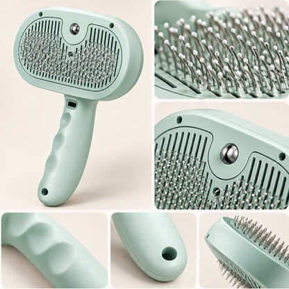 Pet Spray Grooming Massage Comb with Gentle Hair Care Design