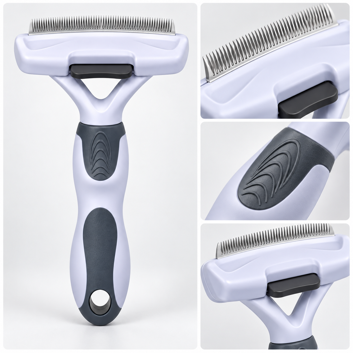 Professional Pet Deshedding & Grooming Comb for Dogs and Cats