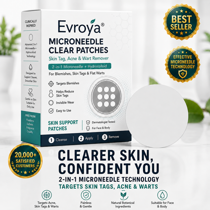 ✨Evroya®2-in-1 Microneedle & Hydrocolloid Patch🍀