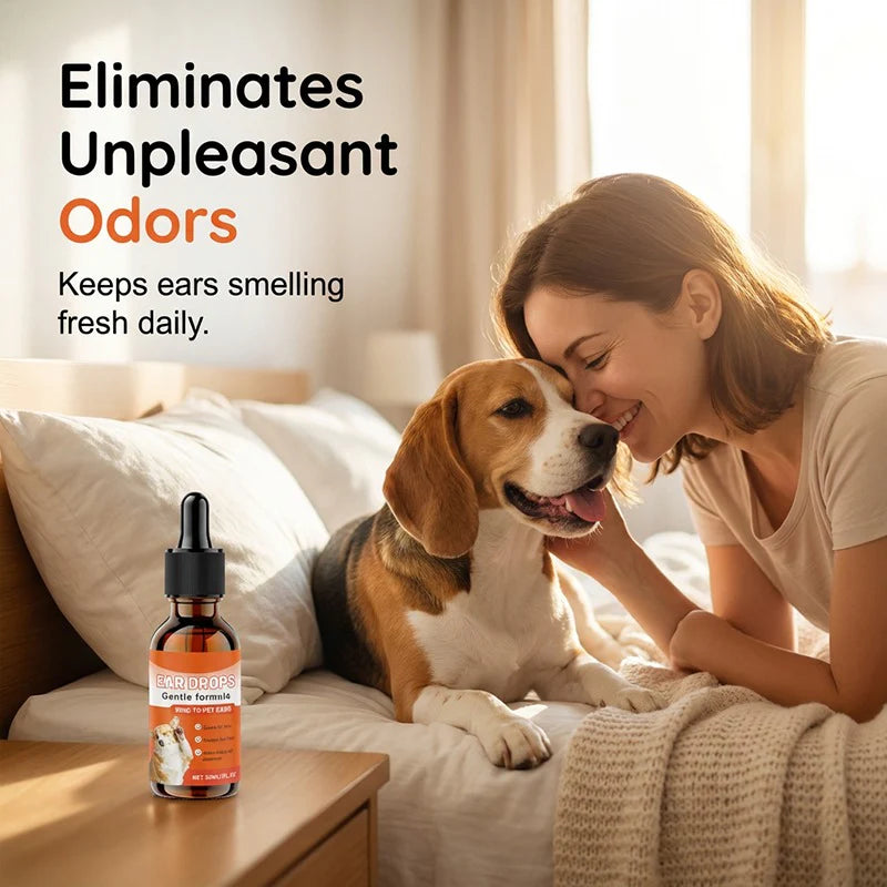 🎈50% OFF NOW ! ⚡Gentle Daily Care Dog Ear Drops💥BUY 1 GET 1 FREE💥