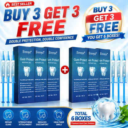 ⭐ 4.9/5 Stars | 10,000+ Happy Customers ⭐ Evroya®Gum Repair Gel – Visibly Removes Years of Stains, Heals Receding Gums & Gives You All-Day Fresh Breath