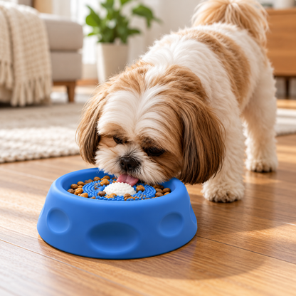 Soft Silicone Slow Feeder Bowl for Dogs and Small Pets